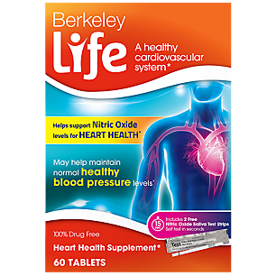 Heart Health with Nitric Oxide - For a Healthy Cardiovascular System (60 Tablets)