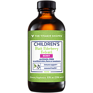 Children's Black Elderberry Extract - Supports Immune & Seasonal Health - Berry (8 Ounces)