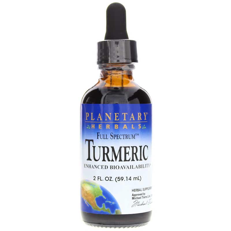 Planetary Herbals Turmeric Liquid Full Spectrum, PLH 2 Oz