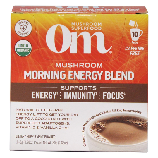 Om - Mushroom Morning Energy Blend Caffeine Free - 10 Packet(s)
