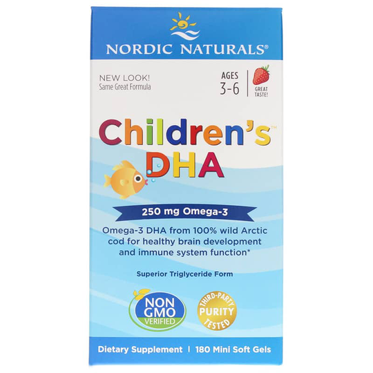 Nordic Naturals Children's DHA Strawberry 180 Softgels