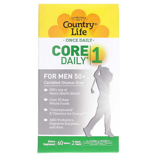 Country Life Core Daily 1 For Men 50 + 60 Tablets