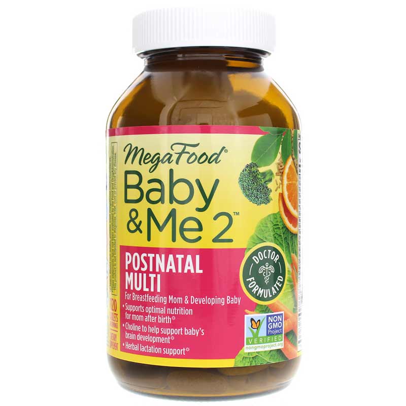 Megafood Baby & Me 2 Postnatal Multi 120 Tablets