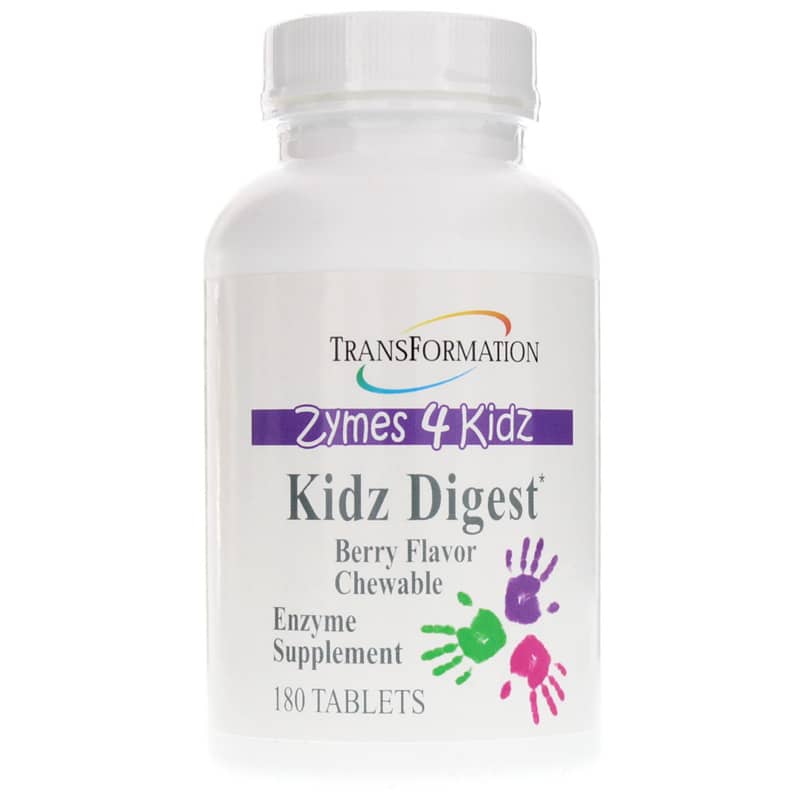 Transformation Enzyme Kidz Digest Berry Flavor Chewable 180 Tablets
