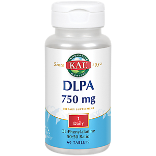 DLPA (DL-Phenylalanine) - 750 MG Per Serving (60 Tablets)
