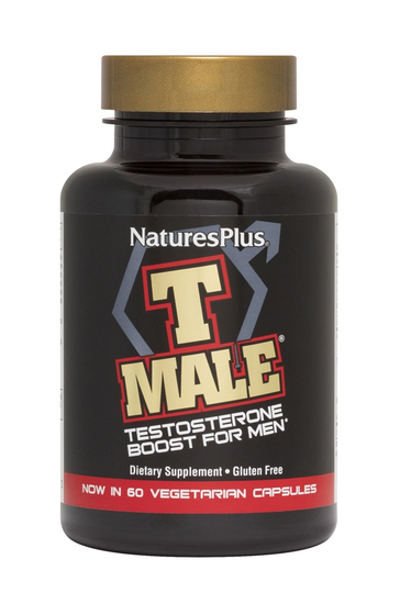 Natures Plus - T Male Testosterone Boost For Men - 60 Vegetarian Capsules