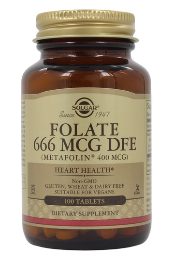 Solgar - Folate As Metafolin 400 mcg. - 100 Tablets