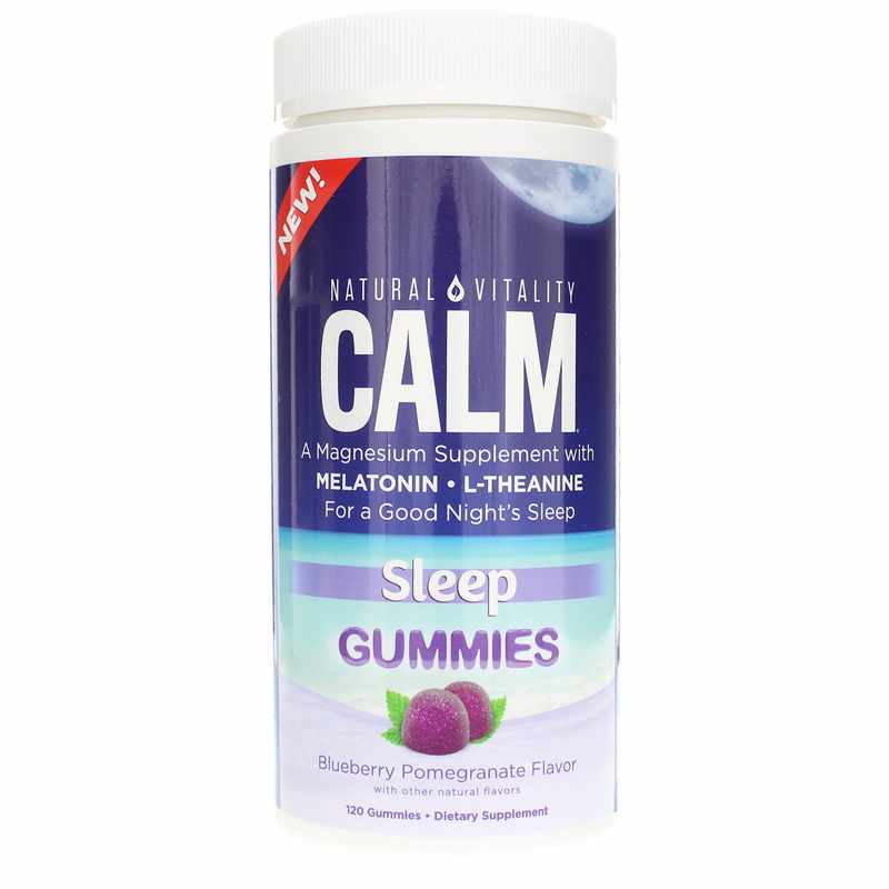 Natural Vitality Calm Sleep Gummies 120 Gummies
