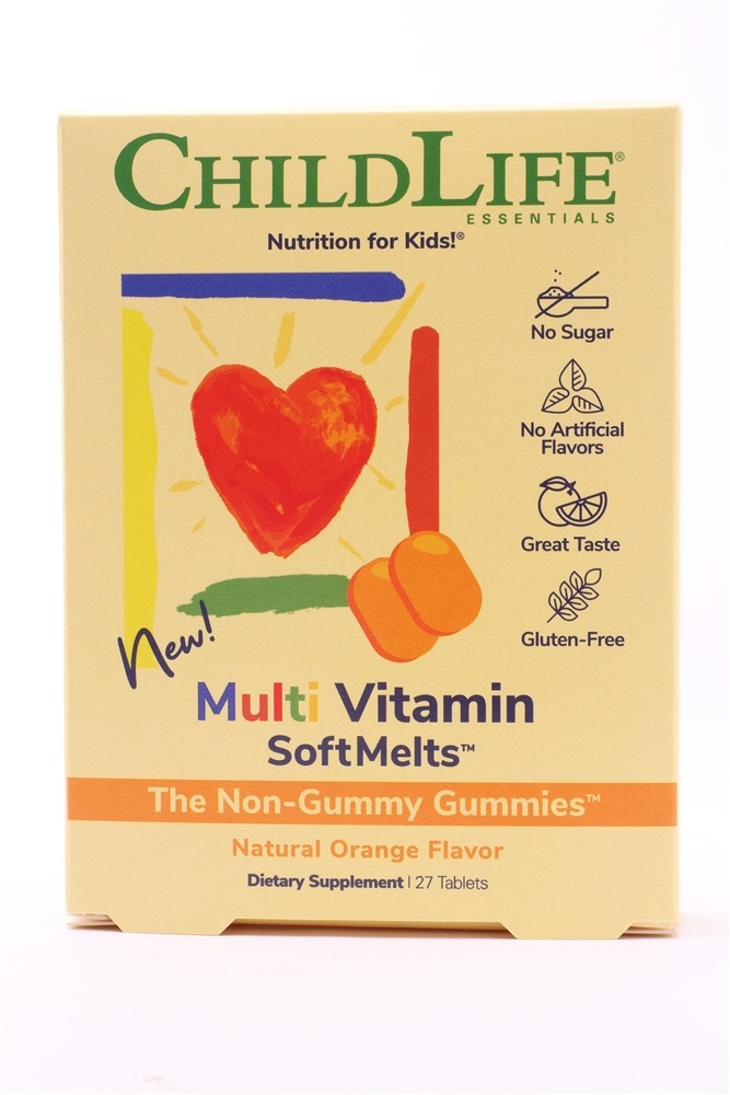 Child Life Essentials - Multi Vitamin SoftMelts Natural Orange - 27 Tablets