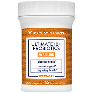 Ultimate 10+ Probiotics - Immune Support, Digestive & Respiratory Health - 30 Billion CFUs (30 Vegetable Capsules)