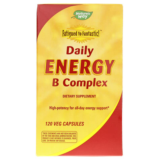 Natures Way Daily Energy B Complex 120 Veg Capsules
