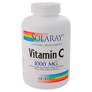 Vitamin C with Bioflavonoid Concentrate + Rose Hips & Acerola - 1,000 MG (250 Capsules)