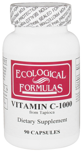 Ecological Formulas - Vitamin C-1000 from Tapioca 1000 mg. - 90 Capsules (Formerly Cardiovascular Research)