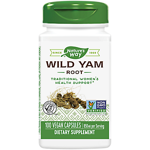 Wild Yam Root for Women's Health Support - 850 MG (100 Capsules)
