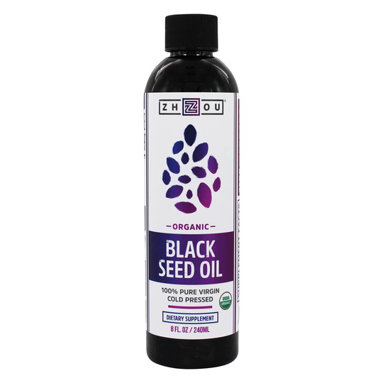 Zhou - 100 Pure Virgin Black Seed Oil Organic - 8 fl. oz.