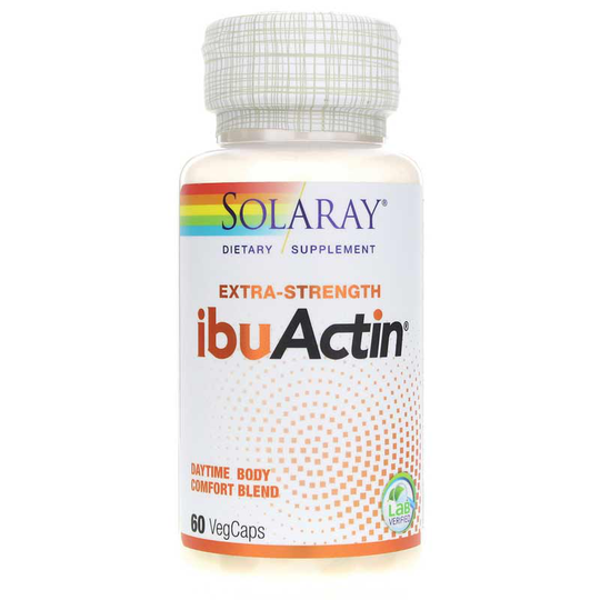 Solaray IbuActin, Extra Strength Formula 60 Veg Capsules