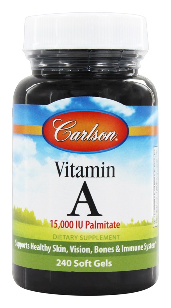Carlson Labs - Vitamin A Palmitate 15000 IU - 240 Softgels