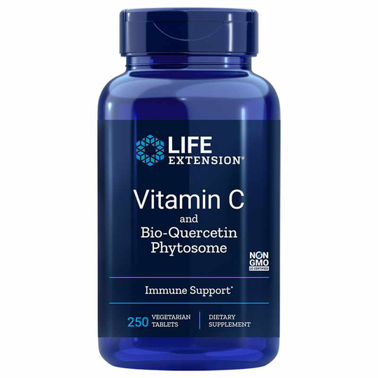 Life Extension Vitamin C & Bio-Quercetin Phytosome 250 Veg Tablets