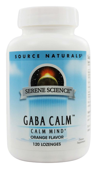Source Naturals - GABA Calm Sublingual Orange Flavored - 120 Tablets
