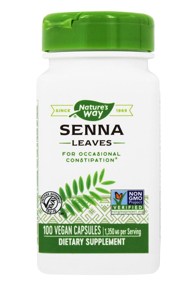 Nature's Way - Senna Leaves 450 mg. - 100 Vegan Capsules