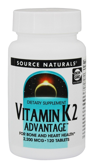 Source Naturals - Vitamin K2 Advantage 2200 mcg. - 120 Tablets