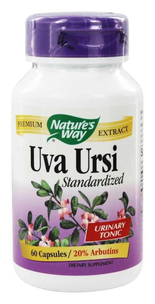Nature's Way - Uva Ursi Standardized Extract Urinary Tonic - 60 Capsules