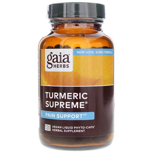 Gaia Herbs Turmeric Supreme Pain 120 Liquid Phyto Caps