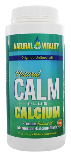 Natural Vitality - Natural Calm Plus Calcium Unflavored - 16 oz.