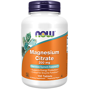 Magnesium Citrate - 200 MG (100 Tablets)