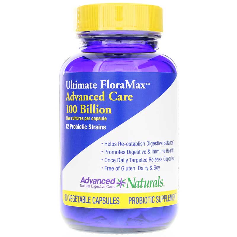 Advanced Naturals Ultimate FloraMax Advanced Care 100 Billion 30 Veg Capsules