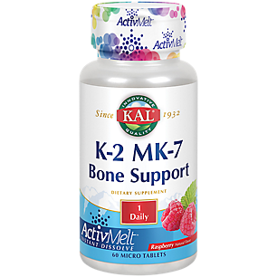 K-2 MK-7 Bone Support Instant Dissolve Tablets - Raspberry (60 Tablets)