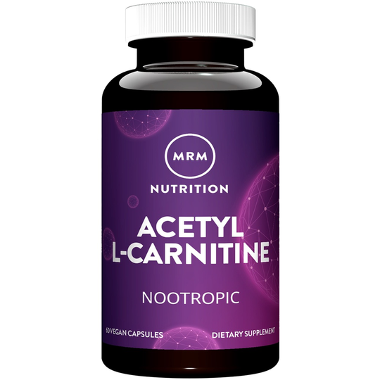 MRM Nutrition - Acetyl L-Carnitine for Alertness & Mental Focus 500 mg. - 60 Vegan Capsules