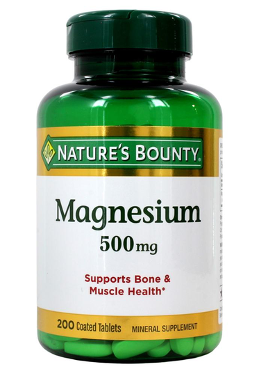 Nature's Bounty - Maximum Strength Magnesium 500 mg. - 200 Tablet(s)