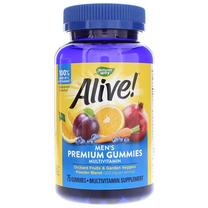 Natures Way Alive Men's Gummy Vitamins 75 Gummies