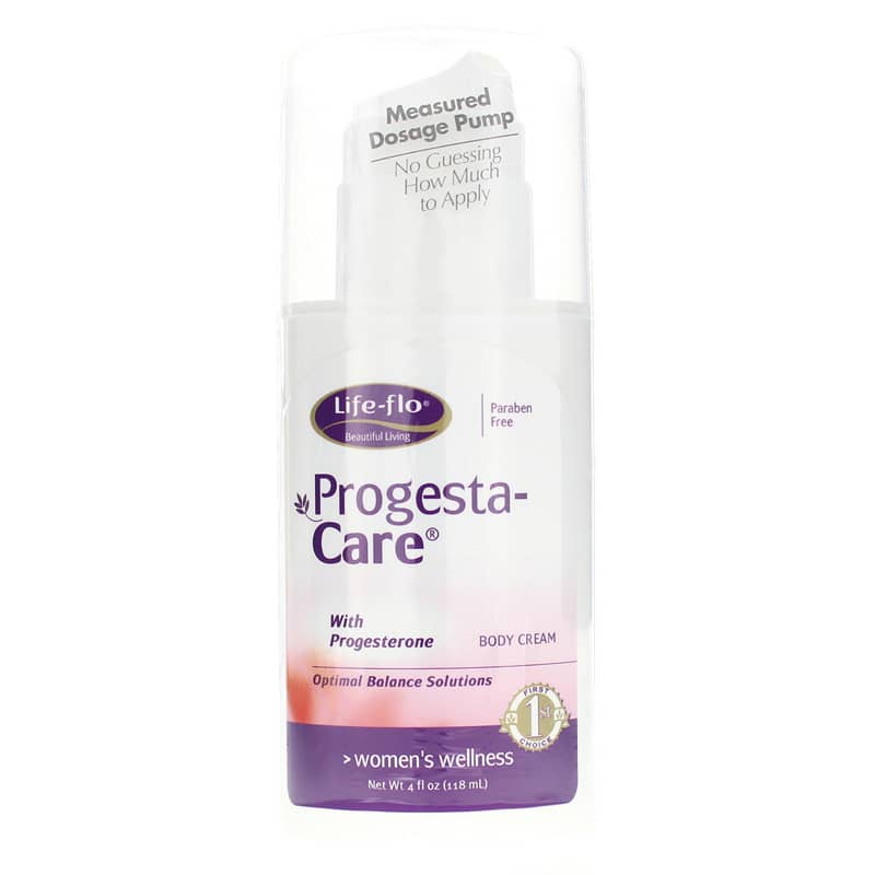 Life Flo Progesta Care Body Cream with Progesterone 4 Oz