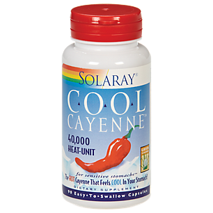 Cool Cayenne for Sensitive Stomachs - 600 MG (90 Capsules)