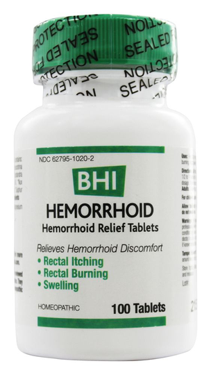 BHI/Heel - Hemorrhoid - 100 Tablets