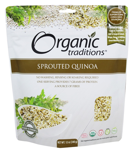 Organic Traditions - Sprouted Quinoa - 12 oz.