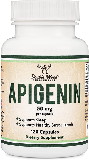 Double Wood Supplements - Apigenin Healthy Sleep Support 50 mg. - 120 Capsules
