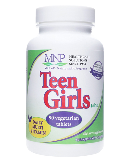 Michael's Naturopathic Programs - Teen Girls Tabs Daily Multi Vitamin - 90 Vegetarian Tablets