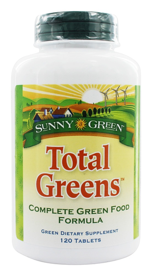 Sunny Green - Total Greens Complete Green Food Formula - 120 Tablets