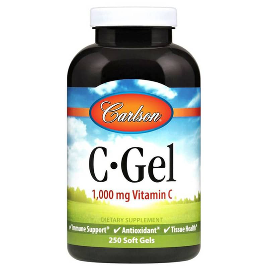 Carlson Labs C-Gel 1000 Mg Vitamin C 250 Softgels