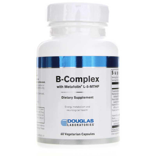 Douglas Laboratories B-Complex with Metafolin L-5-Mthf 60 Veg Capsules