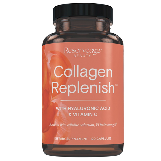 Reserveage Nutrition - Collagen Replenish with Hyaluronic Acid and Vitamin C - 120 Capsules