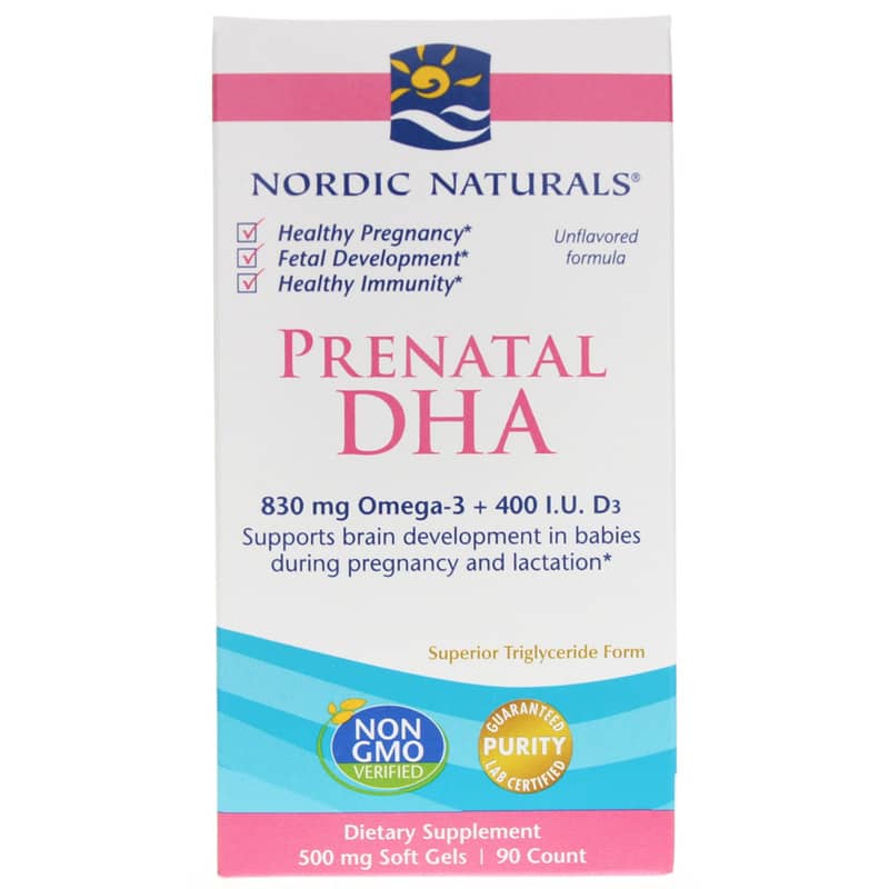 Nordic Naturals Prenatal DHA 90 Softgels