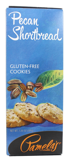 Pamela's Products - Gourmet All Natural Cookies Gluten-Free Pecan Shortbread - 6.25 oz.