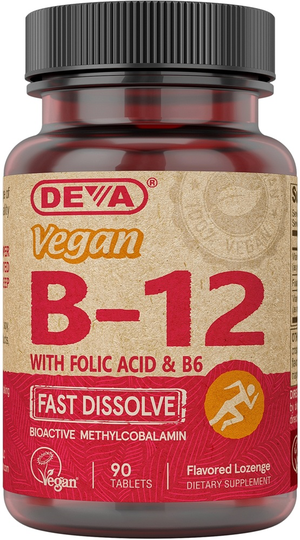 Deva Nutrition - Vegan B12 With Folic Acid & B6 - 90 Tablets