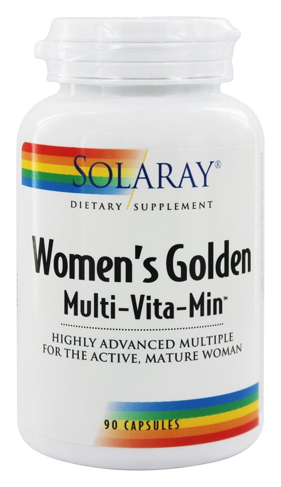 Solaray - Women's Golden Multi-Vita-Min - 90 Capsules