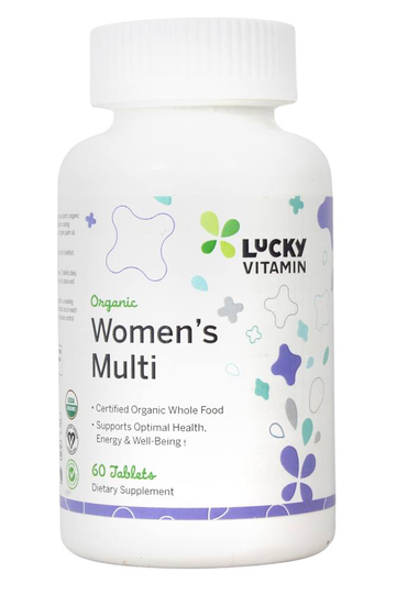 LuckyVitamin - Certified Organic Whole Food Women's Multivitamin - 60 Tablets