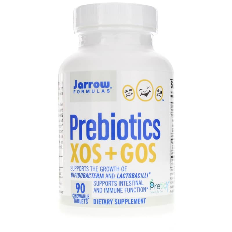 Jarrow Formulas Prebiotic XOS + GOS 90 Chewable Tablets